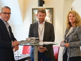 v.l.: Franz Delapina, Mario Enzenberger und Sigrid Rulitz