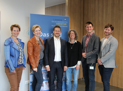 Gruppenbild mit Karina Leoni-Fuchs, Susanne Gröschel, Michael Fischer, Karin...