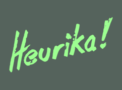 Schriftzug Heurika